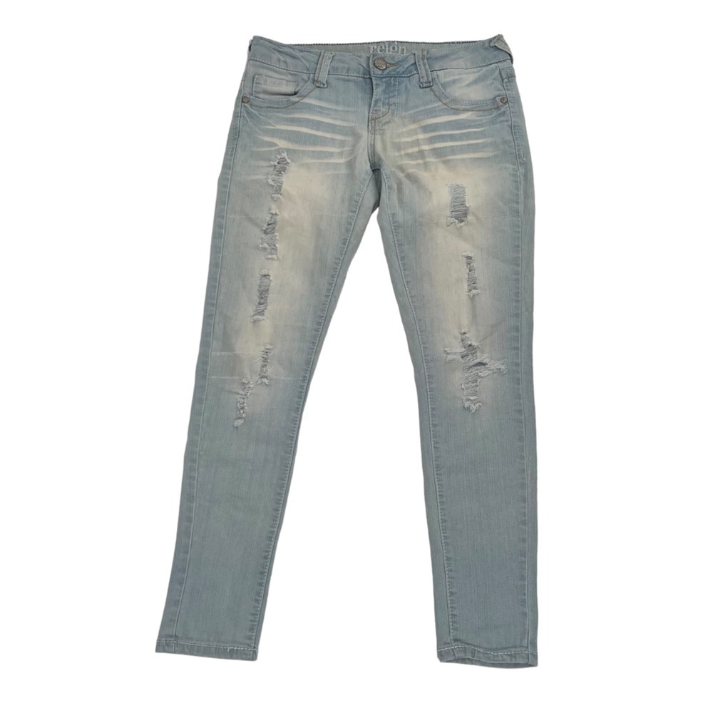 Reign Distressed Skinny Denim Jeans Size 7 Women’s